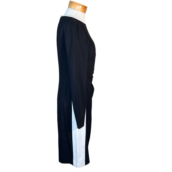 Lauren Ralph Lauren Black & White Knit Dress 6 NWT - Picture 8 of 14